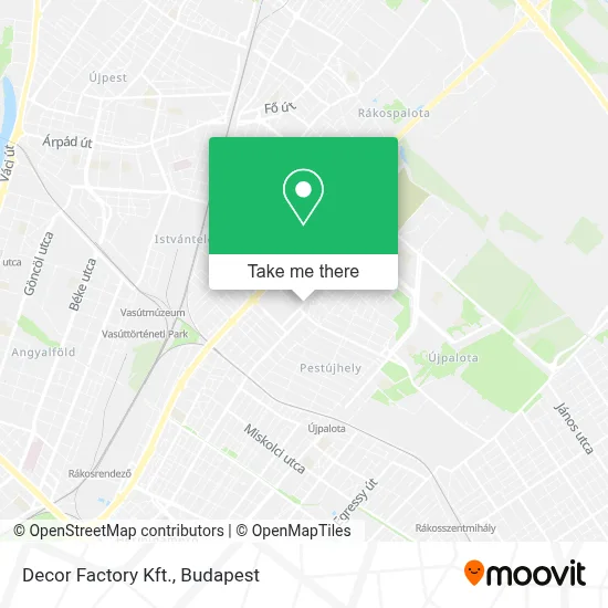 Decor Factory Kft. map