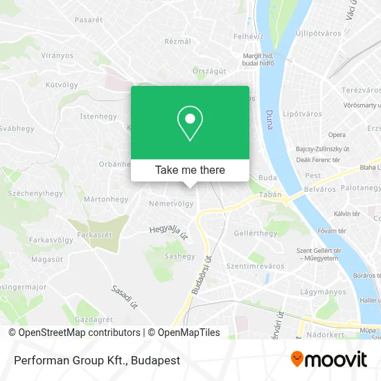 Performan Group Kft. map