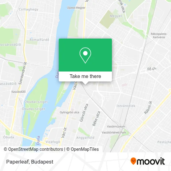 Paperleaf map