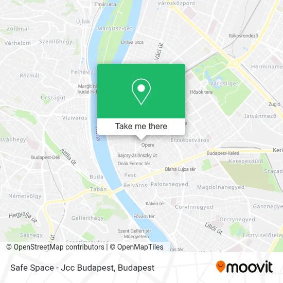Safe Space - Jcc Budapest map