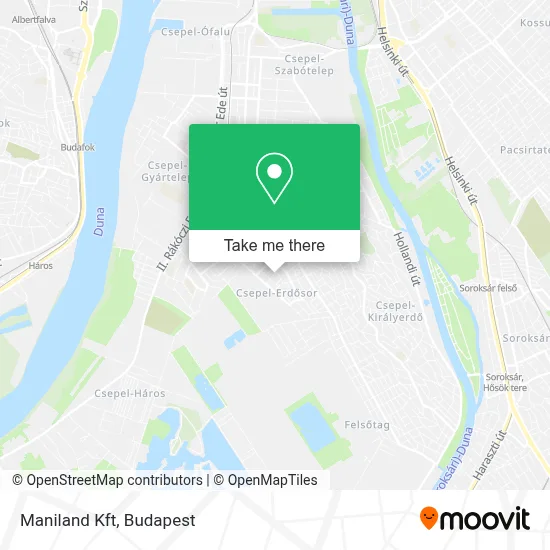 Maniland Kft map