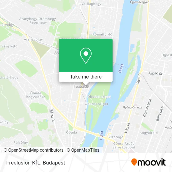 Freelusion Kft. map
