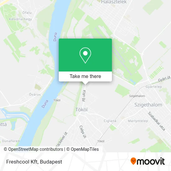 Freshcool Kft map