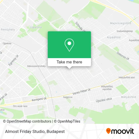 Almost Friday Studio map