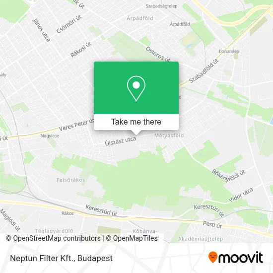 Neptun Filter Kft. map