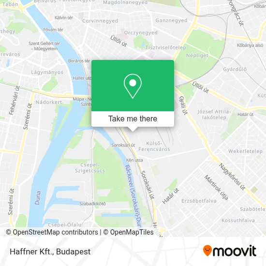 Haffner Kft. map