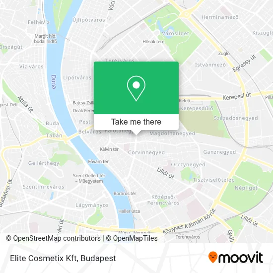 Elite Cosmetix Kft map
