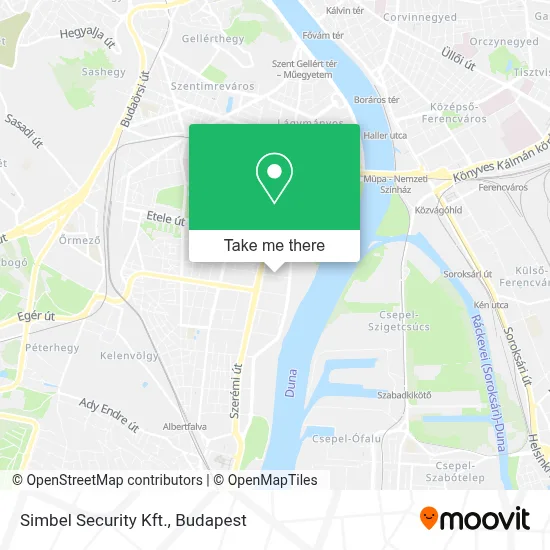 Simbel Security Kft. map