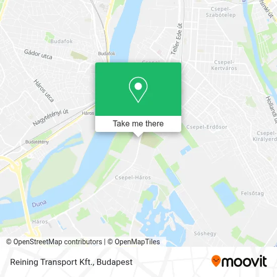 Reining Transport Kft. map