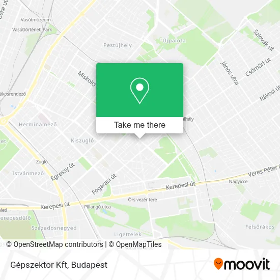 Gépszektor Kft map