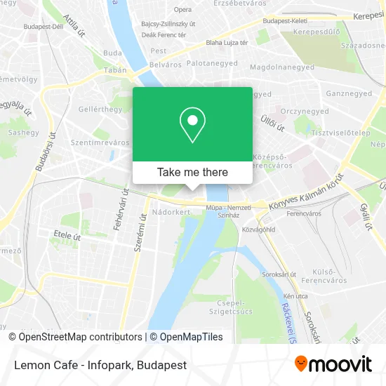 Lemon Cafe - Infopark map