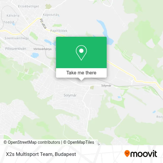 X2s Multisport Team map