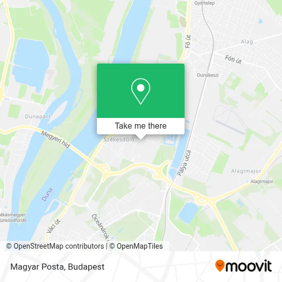 Magyar Posta map