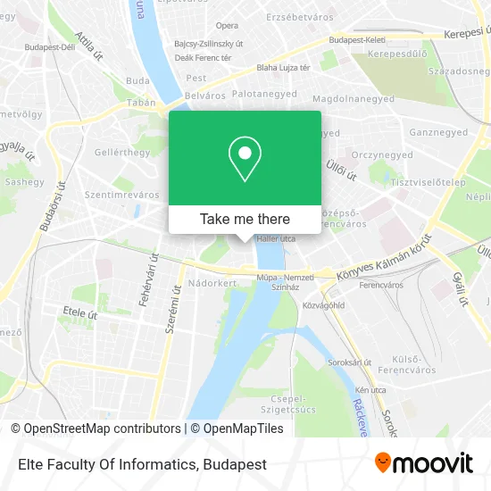 Elte Faculty Of Informatics map