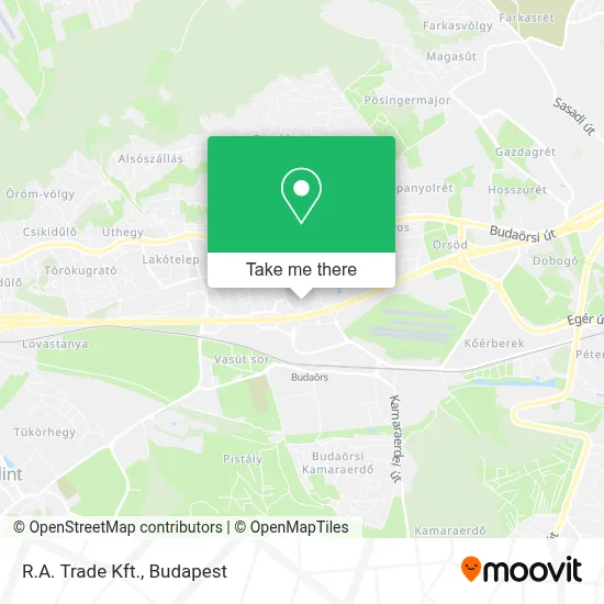 R.A. Trade Kft. map