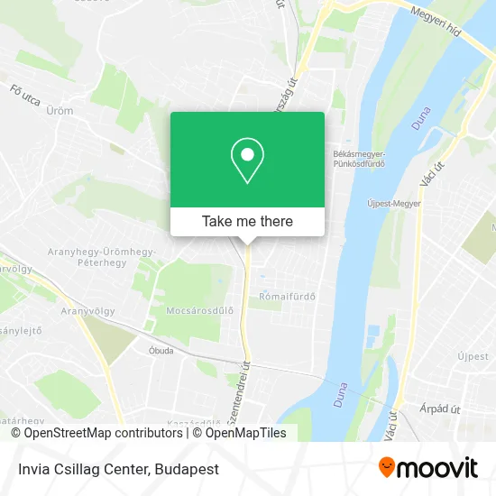 Invia Csillag Center map
