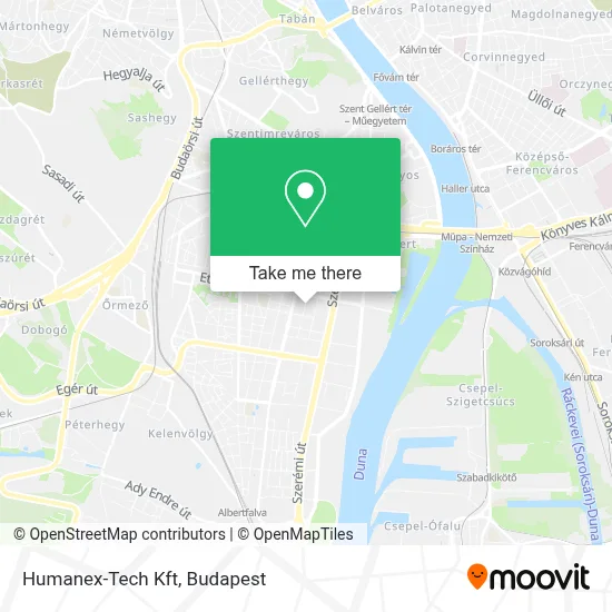 Humanex-Tech Kft map