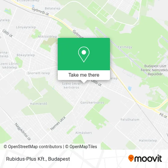 Rubidus-Plus Kft. map