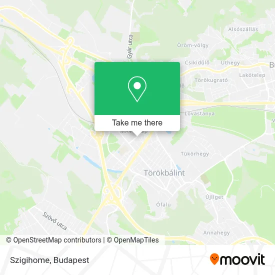 Szigihome map