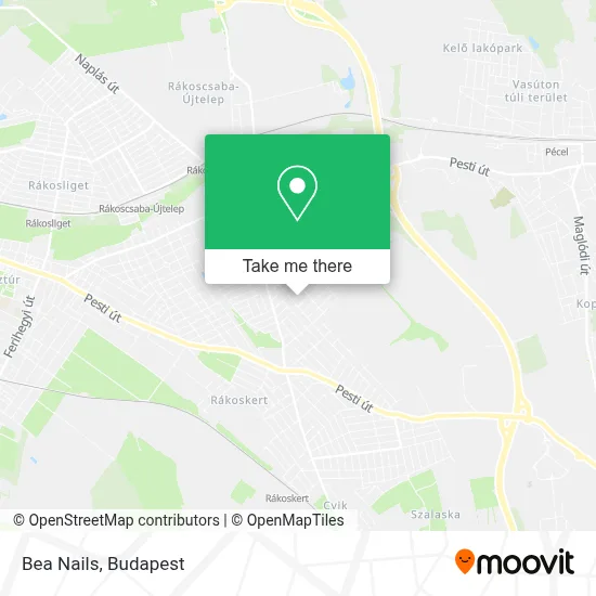 Bea Nails map