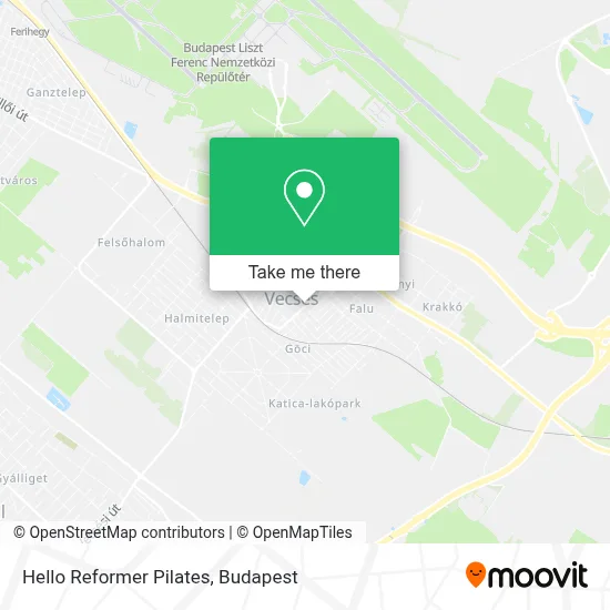 Hello Reformer Pilates map