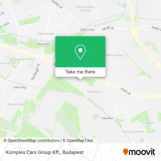 Komplex Cars Group Kft. map