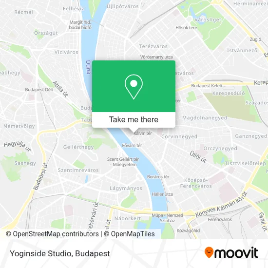 Yoginside Studio map