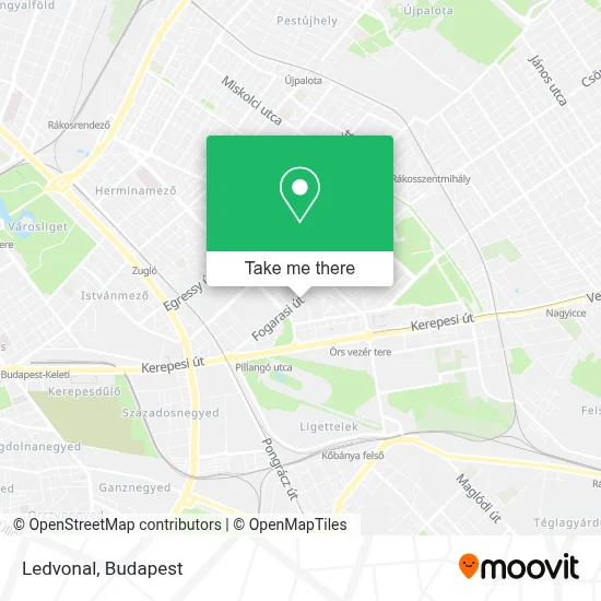 Ledvonal map