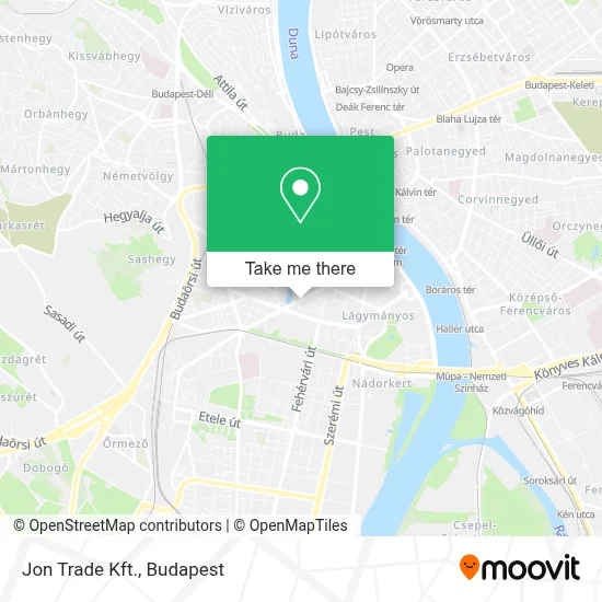 Jon Trade Kft. map