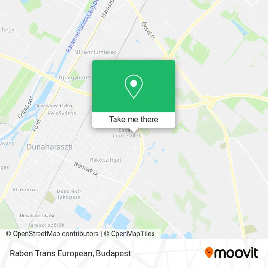 Raben Trans European map