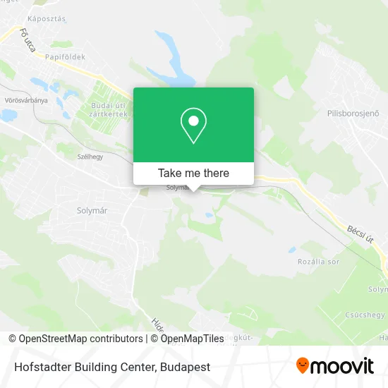 Hofstadter Building Center map