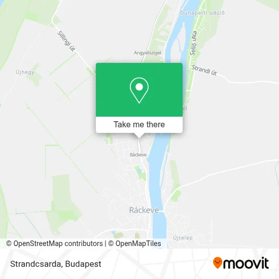 Strandcsarda map