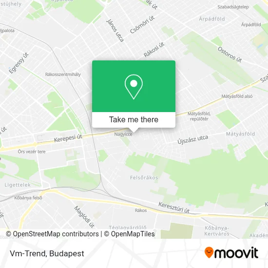 Vm-Trend map