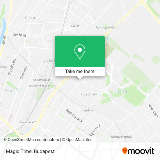 Magic Time map