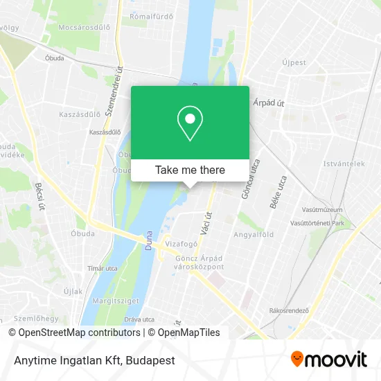 Anytime Ingatlan Kft map