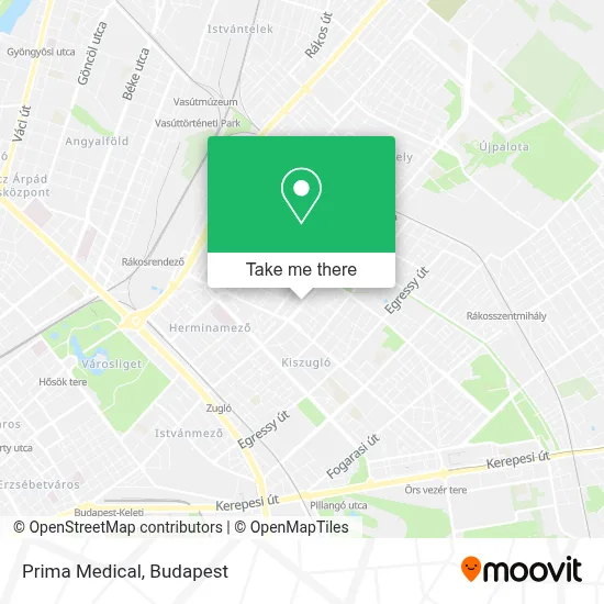 Prima Medical map