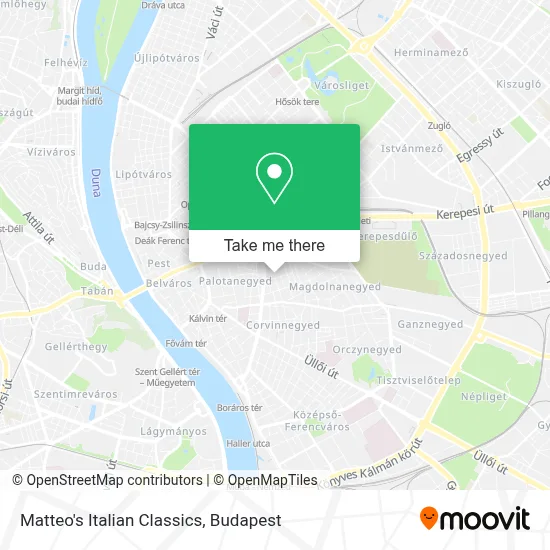 Matteo's Italian Classics map