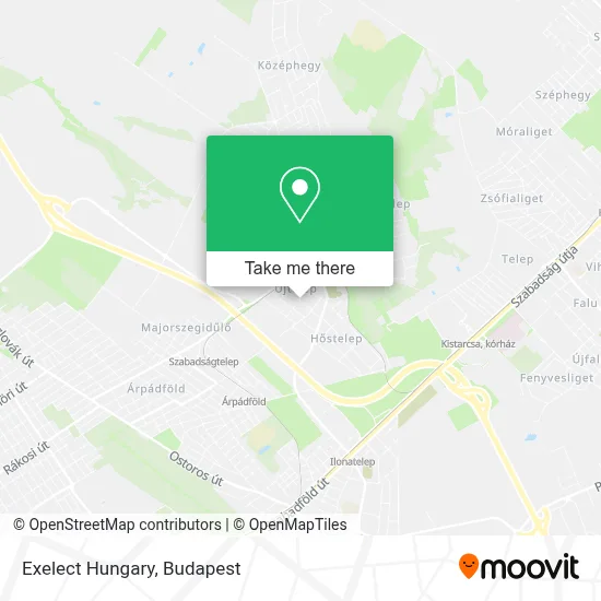 Exelect Hungary map