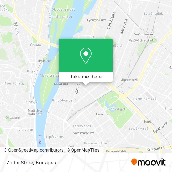 Zadie Store map
