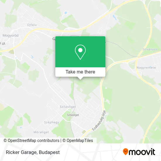 Ricker Garage map