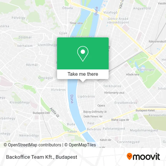 Backoffice Team Kft. map
