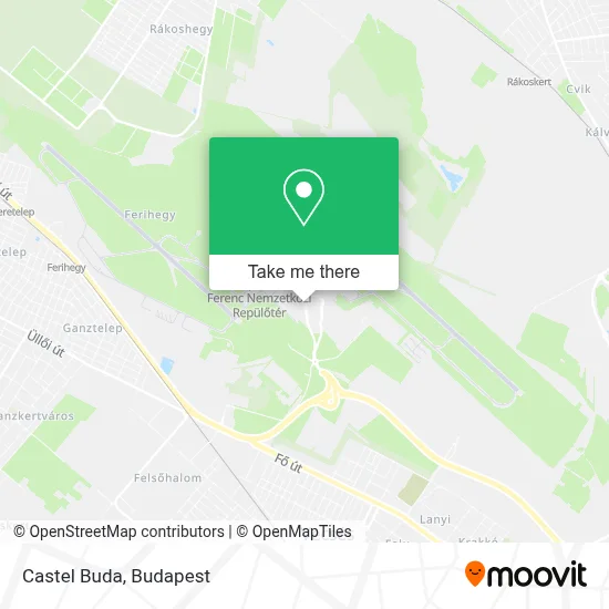 Castel Buda map