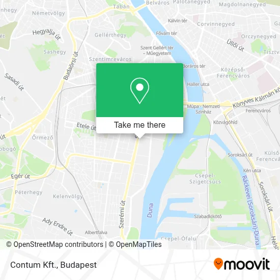 Contum Kft. map