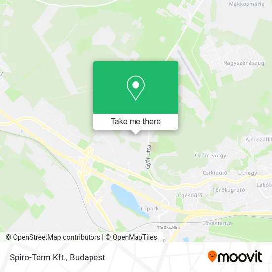 Spiro-Term Kft. map