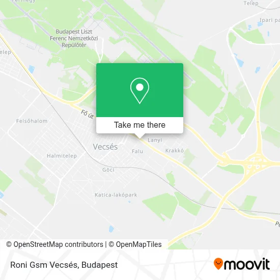 Roni Gsm Vecsés map