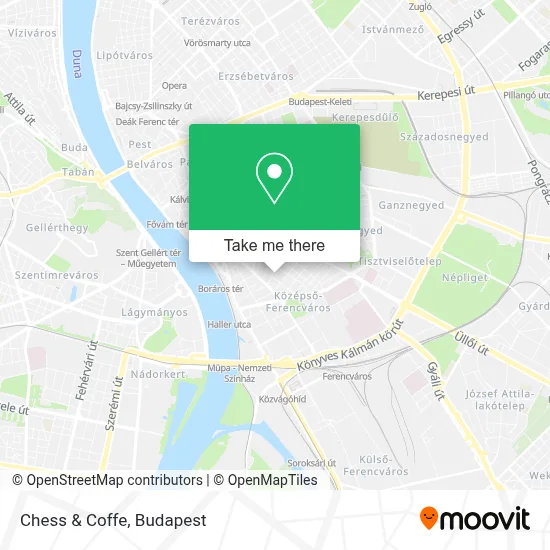 Chess & Coffe map