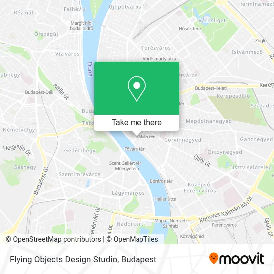 Flying Objects Design Studio map
