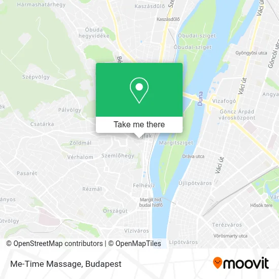 Me-Time Massage map