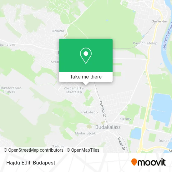 Hajdú Edit map