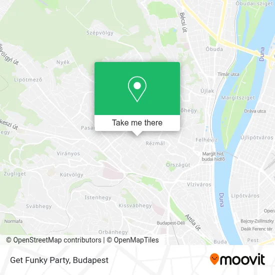 Get Funky Party map